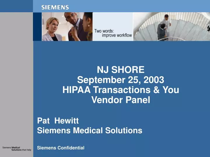 nj shore september 25 2003 hipaa transactions you vendor panel