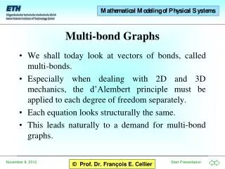 Multi-bond Graphs