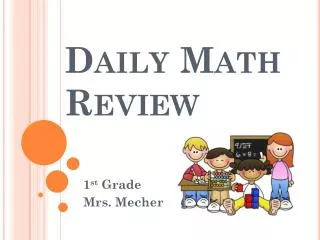 Daily Math Review