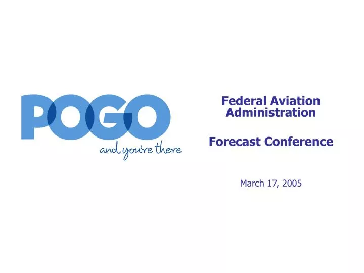 federal aviation administration forecast conference march 17 2005