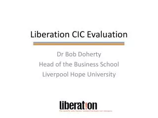 Liberation CIC Evaluation