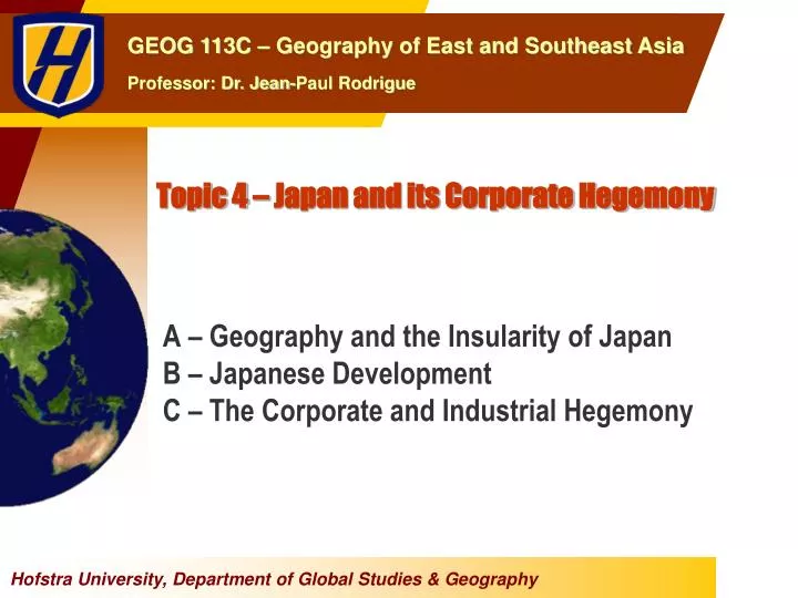 topic 4 japan and its corporate hegemony