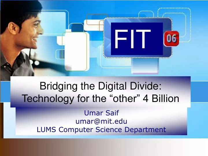 bridging the digital divide technology for the other 4 billion