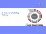 IT Strategy Workshop Training