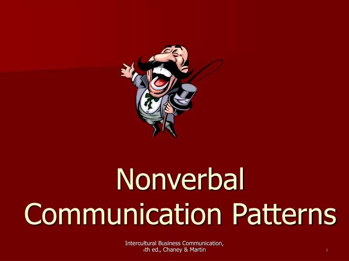 nonverbal communication patterns