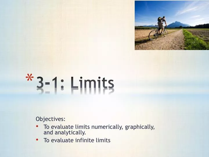 3 1 limits
