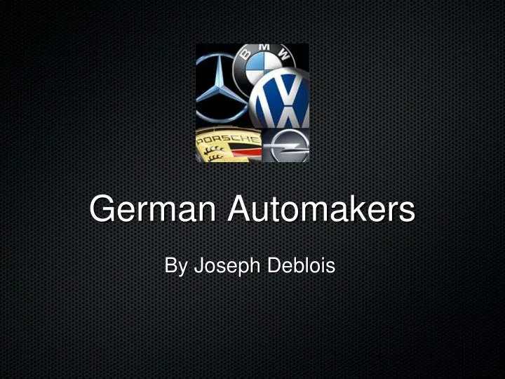 german automakers