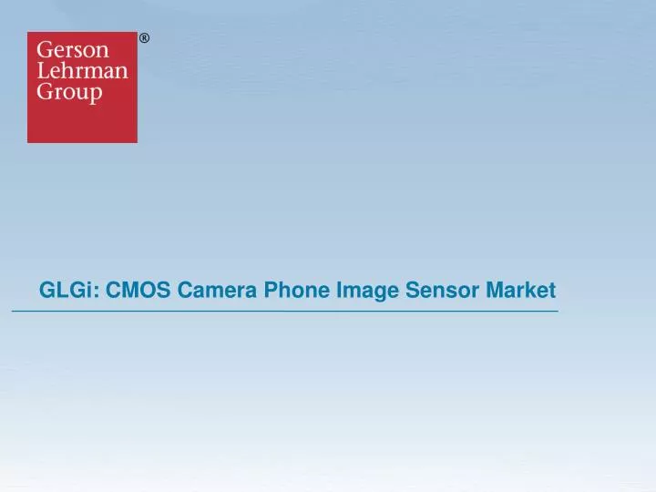 glgi cmos camera phone image sensor market