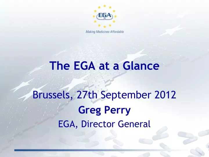 the ega at a glance