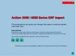 Anilam 5000 / 6000 Series DXF import