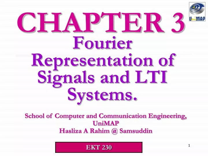 fourier representation of signals and lti systems