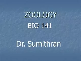 ZOOLOGY