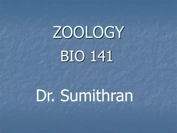 zoology