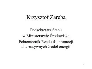 krzysztof zar ba