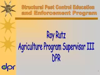 Structural Pest Control Education