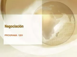 negociaci n