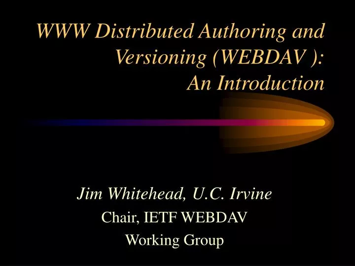 www distributed authoring and versioning webdav an introduction