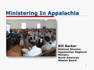 Ministering In Appalachia