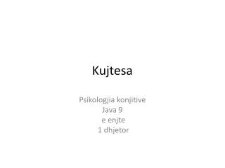 kujtesa