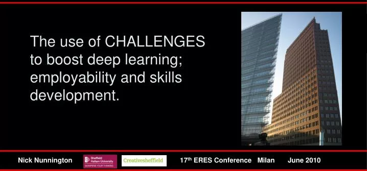 the use of challenges to boost deep learning employability and skills development