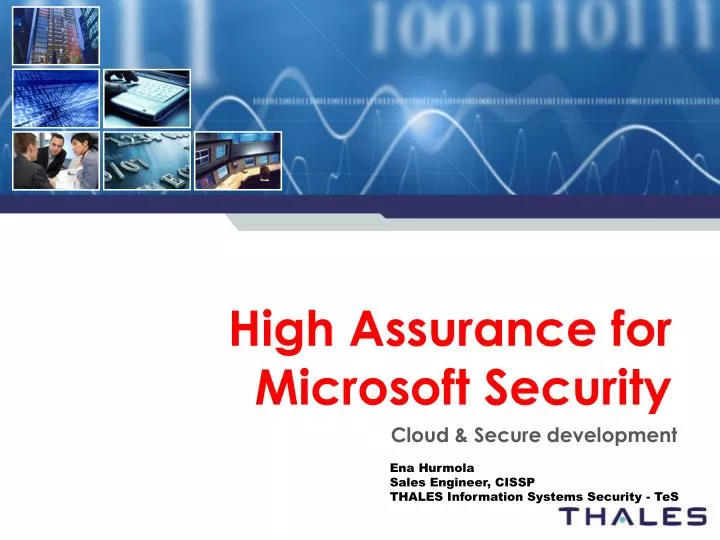 high assurance for microsoft security