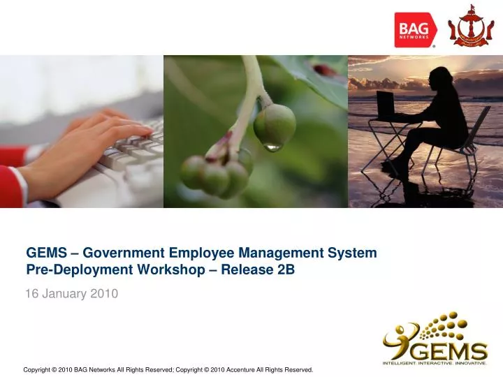 gems government employee management system pre deployment workshop release 2b