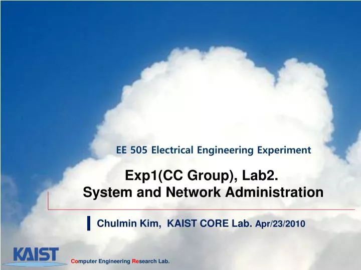 exp1 cc group lab2 system and network administration