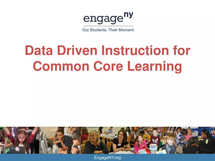 data driven instruction for common core learning