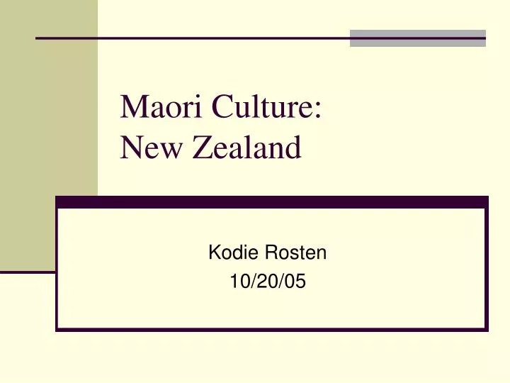 maori culture new zealand