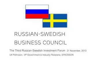 RUSSIAn-SWEDish Business Council
