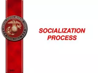 SOCIALIZATION PROCESS