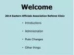 EOA Volleyball Clinic 2014: Schedule, Training, and Registration Guidelines - slide 1