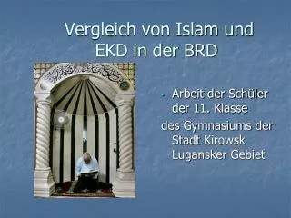 vergleich von islam und ekd in der brd