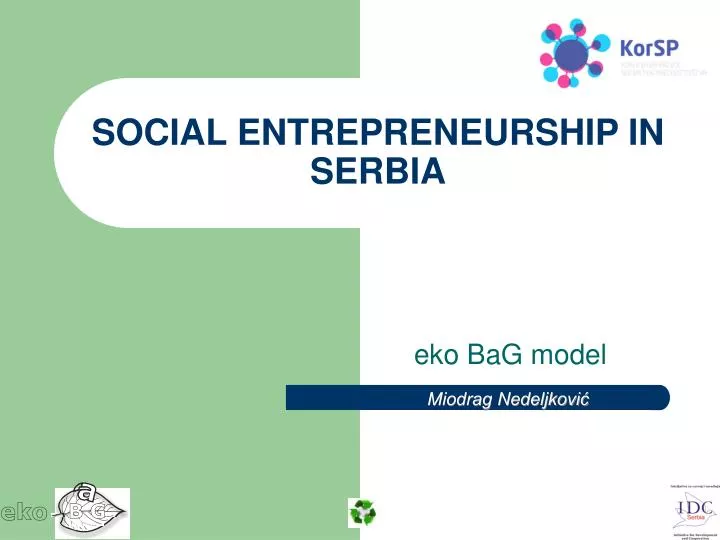 social entrepreneurship in serbia
