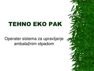 tehno eko pak