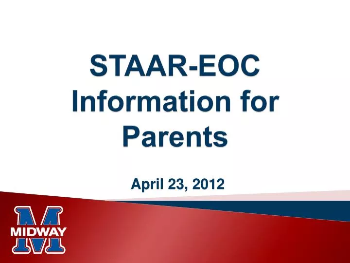 staar eoc information for parents