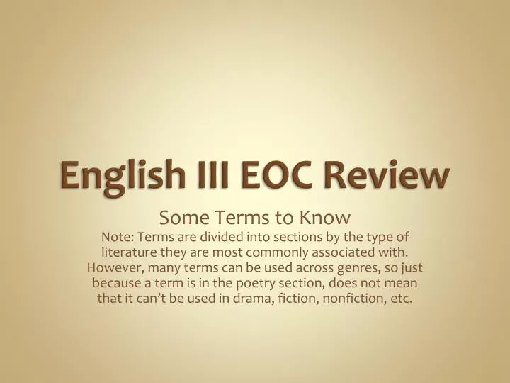 english iii eoc review
