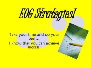 EOG Strategies!