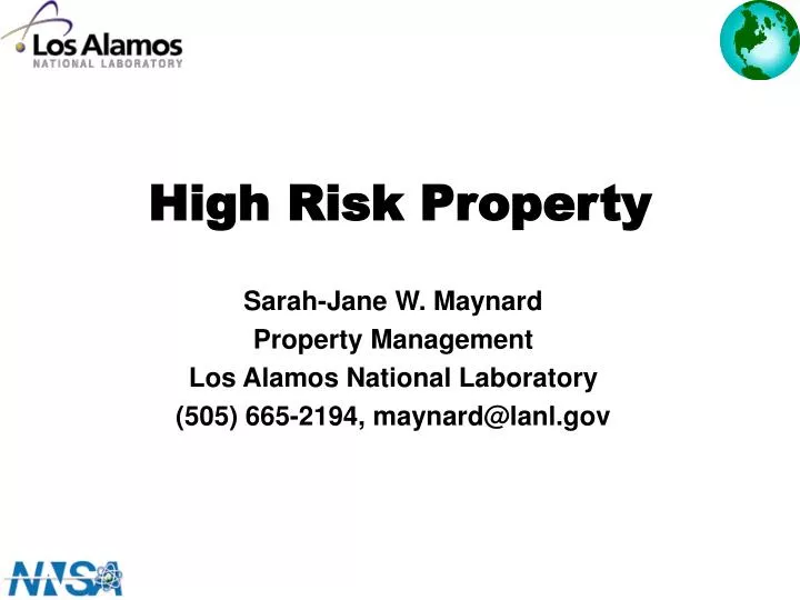 high risk property