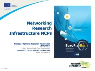 Networking Research Infrastructure NCPs