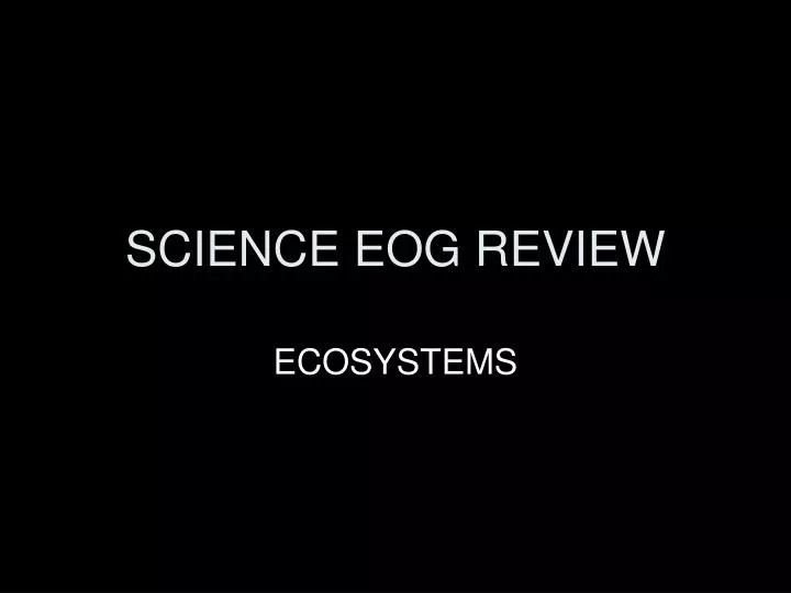 science eog review