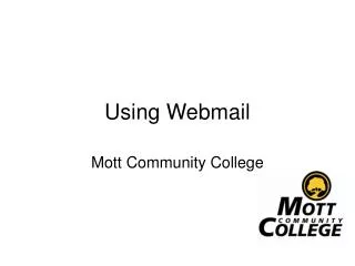 Using Webmail