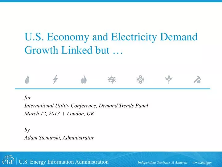 u s economy and electricity demand growth linked but