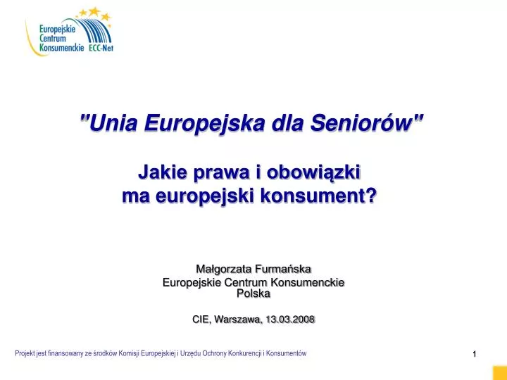 unia europejska dla senior w jakie prawa i obowi zki ma europejski konsument