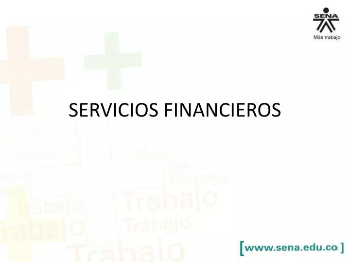 servicios financieros