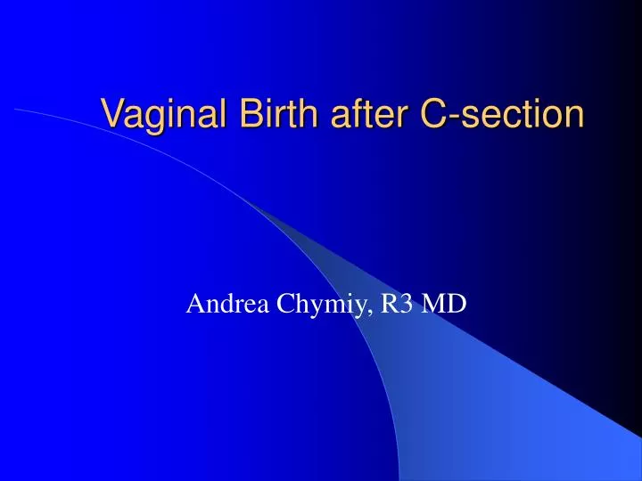vaginal birth after c section