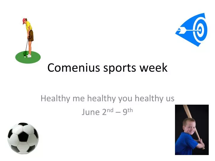 comenius sports week