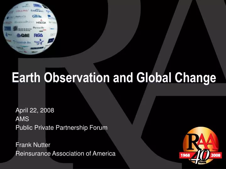 earth observation and global change