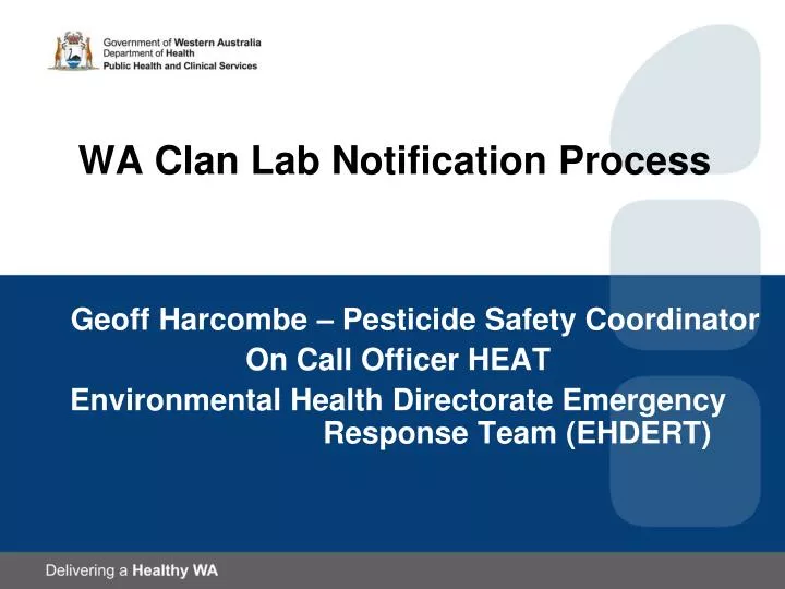 wa clan lab notification process