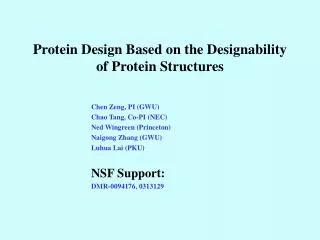 Protein Design Based on the Designability of Protein Structures